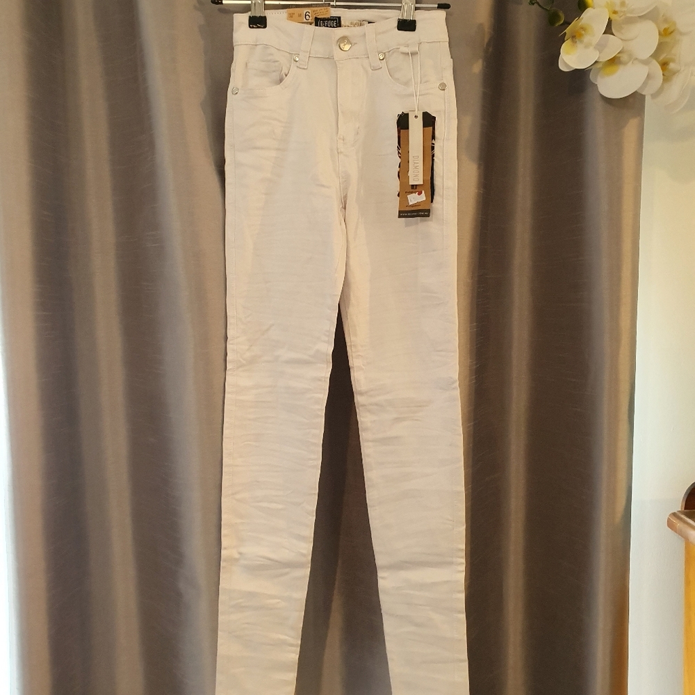 Refuge white skinny jeans size 6 NWT - Picture 4 of 8